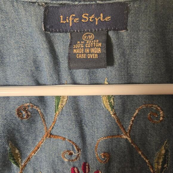 Lifes style vintage floral embroidered - Picture 3 of 4